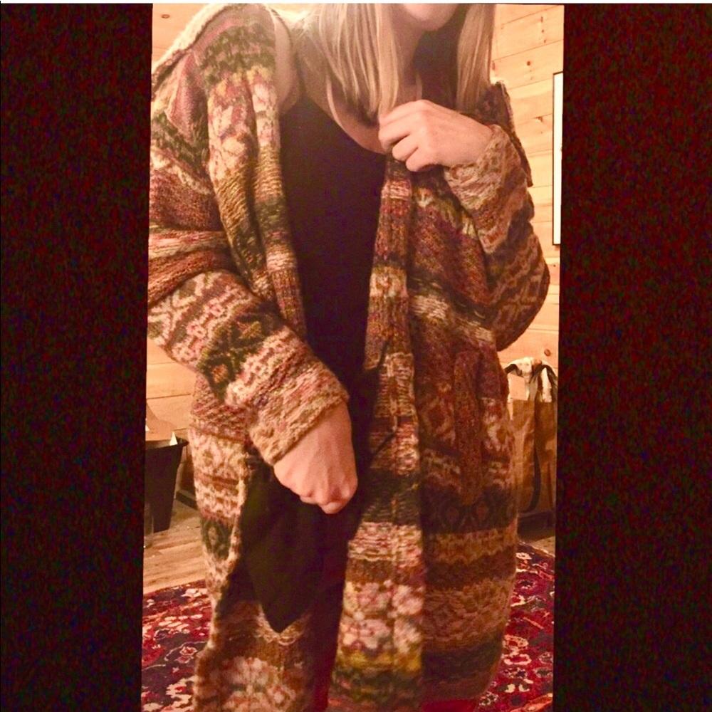 FREE PEOPLE oversized sweater jacket